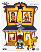 Birchwood Casey B/C Target Pregame 12" x 18" Saloon Shootout Targets - 8 Sheets