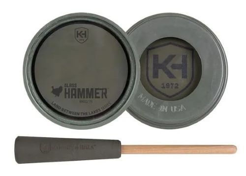 Knight and Hale Hammer Pot Mechanical Decoy with Glass Surface – Handmade in USA