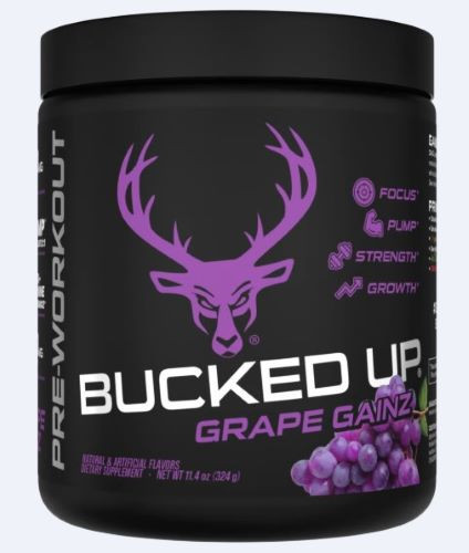 Bucked Up Pre-Workout Grape - Energy Boost & Enhanced Focus
