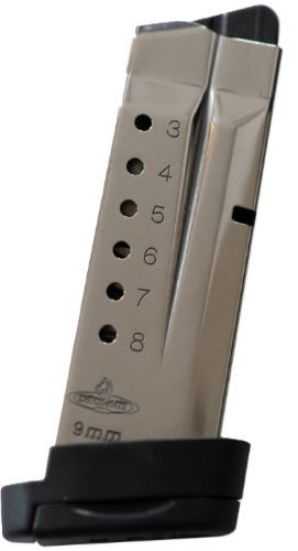 Check Mate Industries CM9SHD8 8-Round Parkerized Steel Magazine for 9mm Luger Pistols