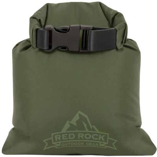 Red Rock Gear 80190OD 1-Liter Waterproof Roll-Top Dry Bag in OD Green