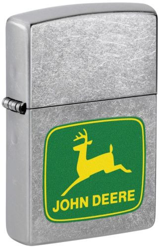 ZIPPO Windproof Lighter with John Deere Branding - Durable and Reliable