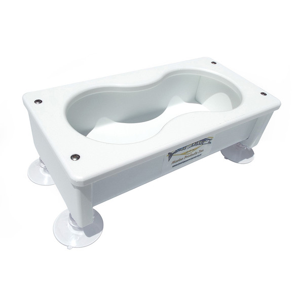 Deep Blue Marine DH-2 Double Cup Holder and Storage Box for Boats