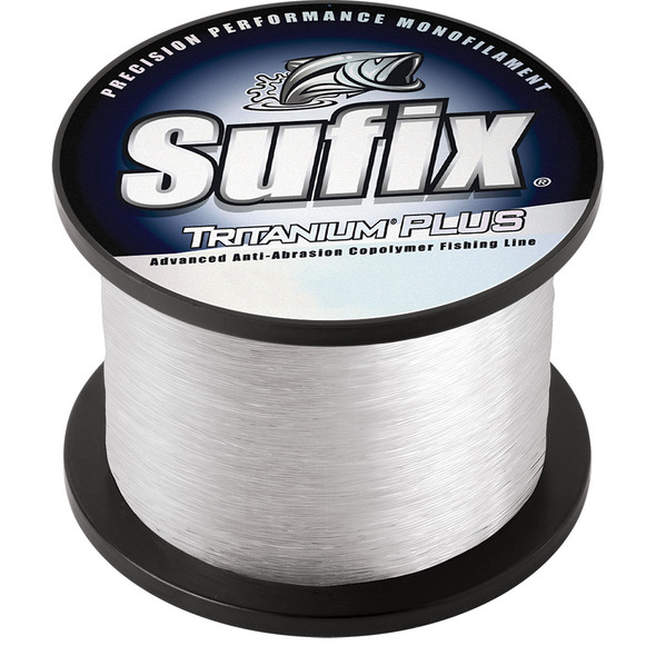 Sufix Tritanum Plus 50lb Clear Braid Fishing Line - 1270 Yards for Surfcasting and Heavy Casting