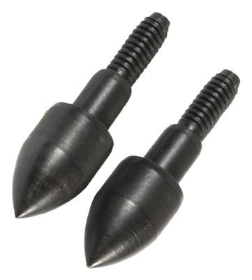 Wasp Archery Products 0327 Field Points - 100 Grain, 5/16 inch Diameter, Steel Practice Tips