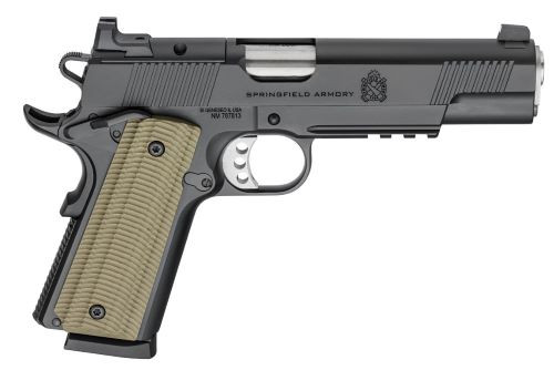 Springfield Armory 1911 Operator AOS 9mm Luger Semi-Auto Pistol with Tritium Sights and G10 Grip