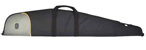 Bob Allen Club Series Rifle Bag - Nylon Long Gun Case with Orange Trim for Scoped Firearms