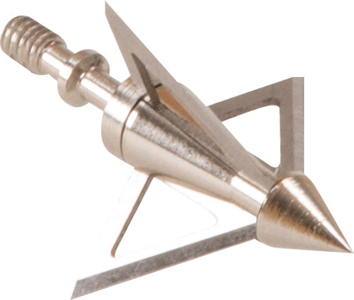 Allen Broadhead Steel Ion - 1 1/4 Inch Cut Fixed Broadheads with Razor Sharp Blades