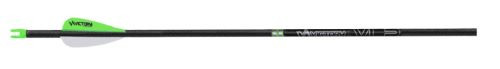 Victory Archery VLR Gamer Carbon Arrows – 9.0 GPI, 0.166 Inch Inner Diameter, Black