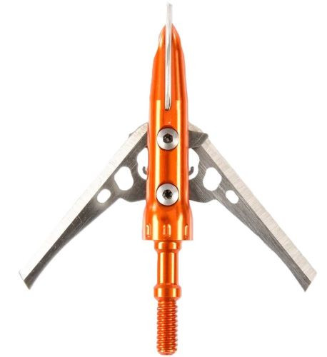 RAGE Crossbow Broadhead X NC - Mechanical Broadheads with 2-Inch Diameter, 100 Grain for Precision Hunting