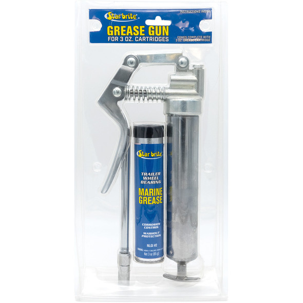 Star brite Pistol Grease Gun with Marine-Grade Cartridge - 3 oz