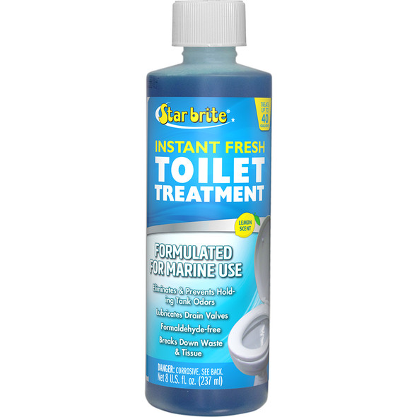 Star brite Instant Fresh Toilet Treatment Lemon Scent 8 oz Pack of 6