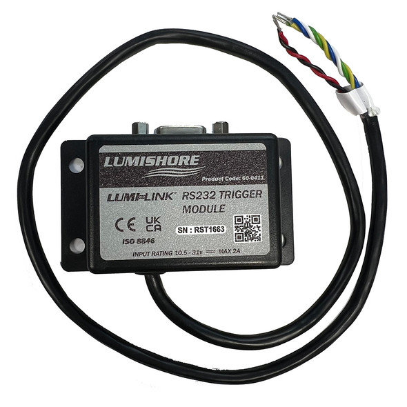 Lumishore LUX RS232 Trigger Module - Model 010-04446-00 for Marine Lighting Control