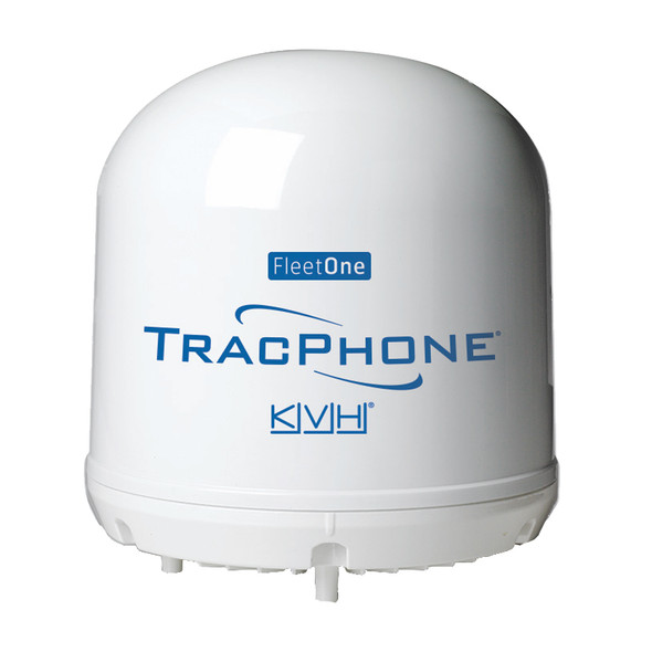 KVH TracPhone Fleet One Compact Dome with 10M Cable – Reliable Marine Satellite Phone & Internet