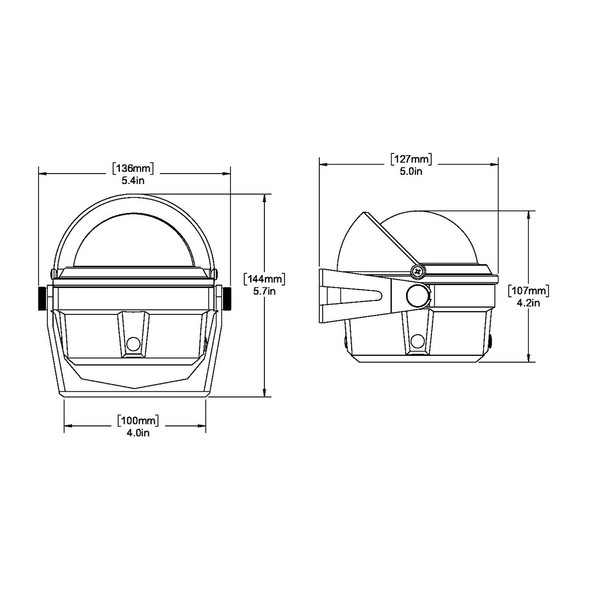 Ritchie B-80 Voyager Compass with Bracket Mount and Night Illumination