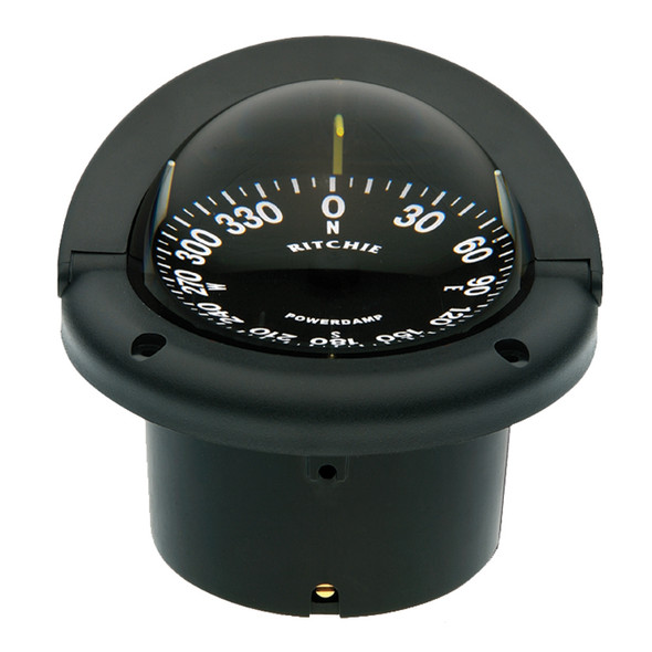 Ritchie HF-742 Helmsman Compass with Flush Mount - Black
