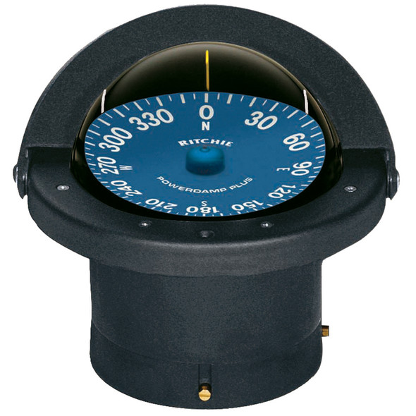 Ritchie SS-2000 SuperSport Compass with Blue Dial – Flush Mount Marine Navigation
