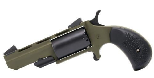 North American Arms NAA-TGH-MB Huntsman Mini Revolver in .22 Win Mag with OD Green Cerakote Frame