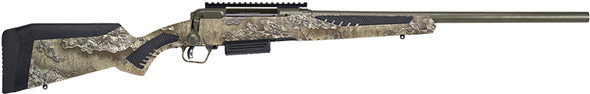 Savage 220 Slug 20 Gauge Bolt-Action Shotgun with Camouflage Synthetic Stock and Green Metal Finish