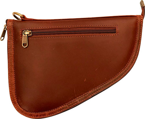 Palmetto Bag Co BPK96750OXB Medium Leather Handgun Case in Brown