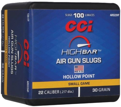 CCI High Bar Air Pellets 22 - Hollow Point, 100 Pack, 5 Packs per Case