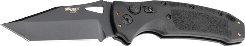 Hogue K320A Nitron 3.5-Inch Auto Knife with Black Polymer Handle and Cerakote Blade