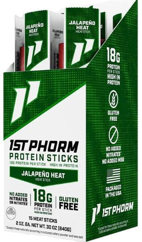 1ST PHORM Protein Beef Sticks - 15 Pack with 6 Master Packs
