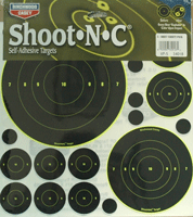 Birchwood Casey Shoot-N-C Assorted Targets with 50 Pasters - Indoor & Outdoor Use