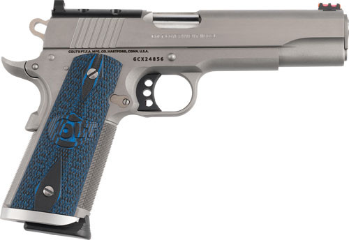 Colt Gold Cup Trophy 9mm 5-inch Semi-Auto Pistol with G10 Grip and Stainless Finish
