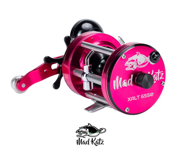 MAD KATZ GEAR LLC XALT 6550 Firefly Catfish Cast Levelwind Reel MKGMK6550FIRFLY