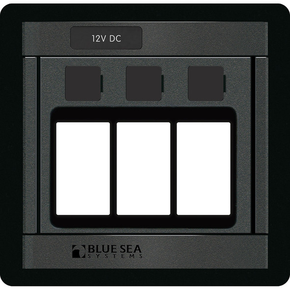 Blue Sea Systems 1520 Remote Control Switch with 360 Panel and 3 Blank Slots