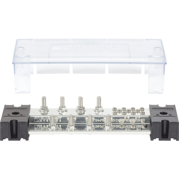 Blue Sea Systems PowerBar 1000 - 8 5/16 inch Terminal Studs with Cover for Heavy-Duty Wiring
