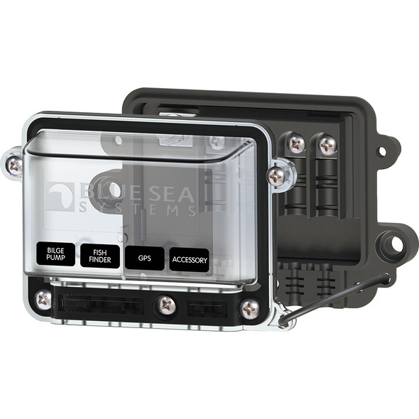 Blue Sea Systems 2356 Water-Resistant BusBar, 100 Amp with Cover