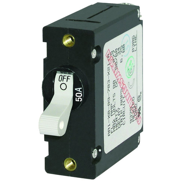 <p><strong>7230 AC/DC Single Pole Magnetic World Circuit Breaker - 50AMPC / DC Single Pole Magnetic World Circuit Breaker</strong></p><p><em>The World Circuit Breaker meets all American Boat and Yacht Council (ABYC) Standards, is UL 1077 Recognize...