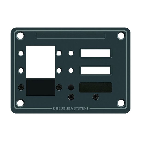 Blue Sea Systems 8088 3-Position DC C-Series Panel – Blank for Circuit Breakers