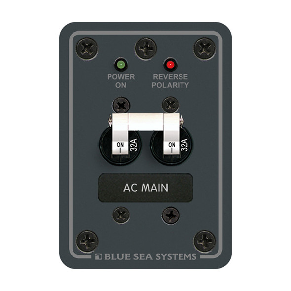 Blue Sea Systems 8179 AC Main European 230V 32A Double Pole Circuit Breaker
