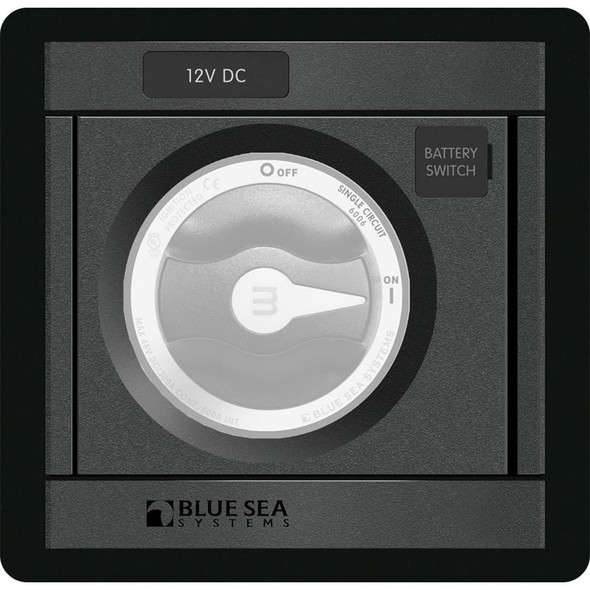 Blue Sea Systems DC M-Series Black Panel Square (Part 1139)