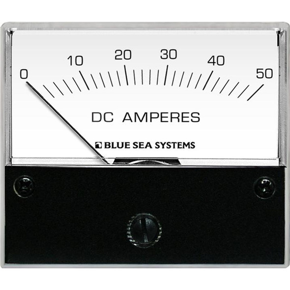 Blue Sea Systems 8022 DC Analog Ammeter - 2-3/4 Face, 0-50 Amps DC