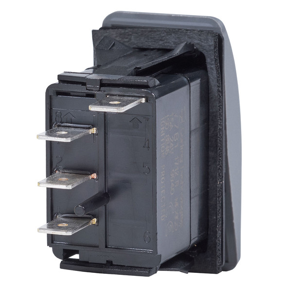 Blue Sea Systems Contura II SPDT Switch 7932 - Black On-Off-On Marine Switch