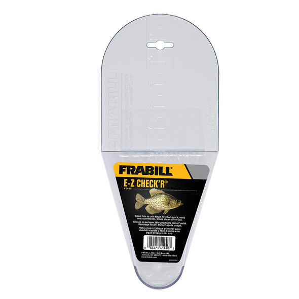 Frabill Crappie EZ Check'R Fishing Measure - Part Number FRBO1440
