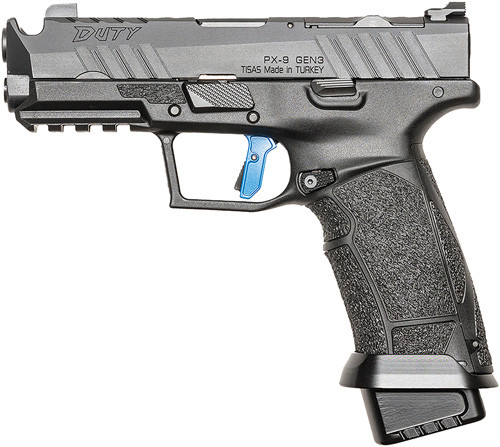 Tisas USA PX-9 2.0 Duty Compact 9mm Semi-Auto Pistol with Match Grade Barrel and Adjustable Sights