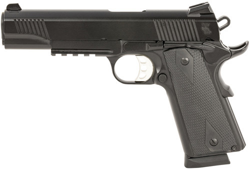 Tisas USA 1911 Duty B9 9mm Semi-Auto Pistol with Black Rubber Grips and Two Magazines