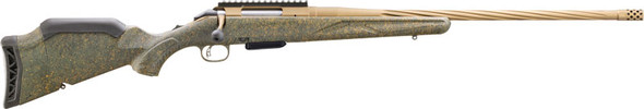 Ruger American GenII Predator .223 Remington Bolt Action Sporting Rifle with Fluted Barrel and Green Synthetic Stock