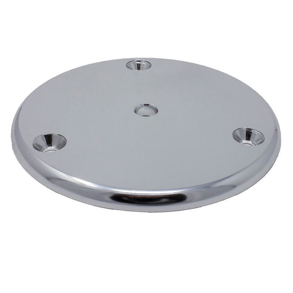 TACO Marine 4-1/2-Inch Round Pad with 3-Hole Mill Finish – Durable Aluminum Welding Accessory