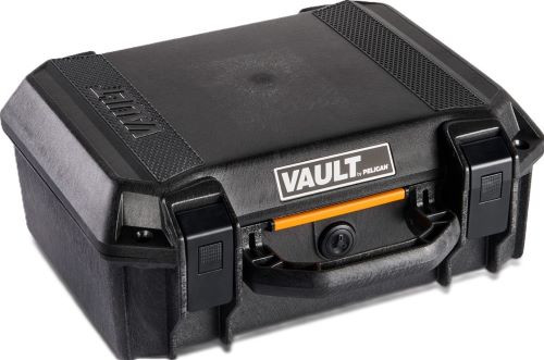 Pelican Precinct Vault for 2 Handguns, Black Polymer Storage Case with Foam Interior