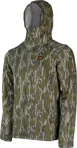 Muddy Apparel MUD-D2006-MOBL-XL Muddy DV8 Defiant Heavyweight Quarter Zip in Mossy Oak Bottomland Camo - X-Large
