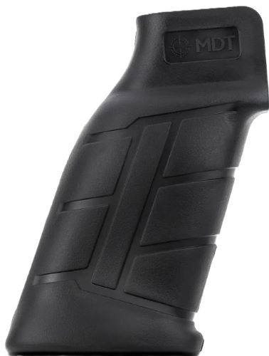 MDT Sporting Pistol Grip Elite Black - Durable Polymer Core with Santoprene for AR-15 Accessories
