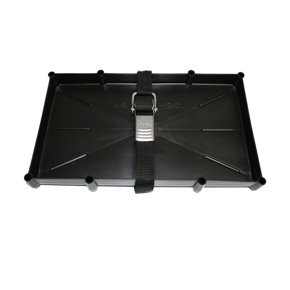 T-H Marine 31 Series Battery Holder Tray with Stainless Buckle for Marine Batteries
