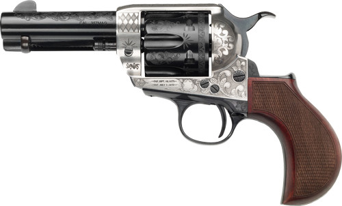 E.M.F. DLX Alchimista Jr .45 Long Colt Revolver with 3.5-Inch Barrel, Bi-Tone Finish and Wood Grips