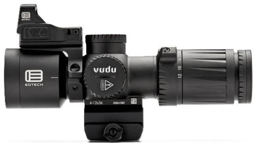Eotech Vudu 4-12x36 Rifle Scope with Eflex Mini Reflex – Black Matte Finish